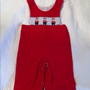 Pirate smocked corduroy longall